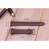 Dây da đồng hồ vân thằn lằn( lizard skin)  , da thật  ( Genuine leather) 20 mm