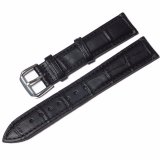 Dây đồng hồ bằng da bò thật - size 18