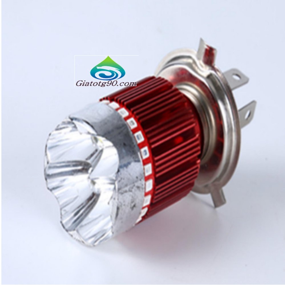 Den led,den xe may,đèn fa led 3 chân h4-7 màu gắn pha xe máy 206358 g -hq store