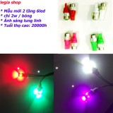 2 Bóng Đèn Led Gắn Đề Mi - Xi Nhan Xe Máy Loại 2W
