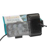 Đèn led trợ sáng ô tô 8 bóng vuông - trắng bi cầu