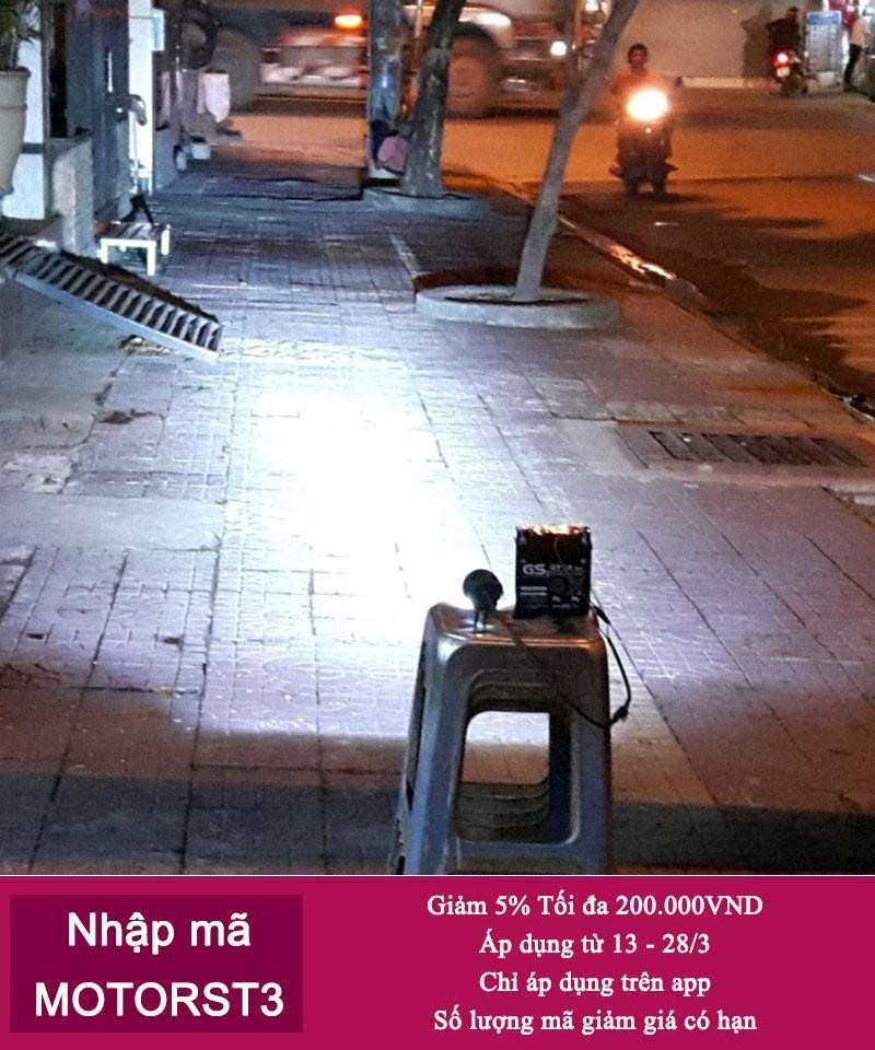 [HCM]Đèn pha Led trợ sáng L4x + Tặng công tắc tròn ON OFF - Test ánh sáng thật.