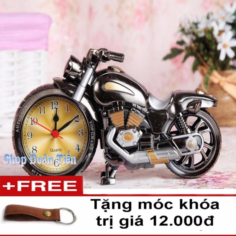 Nơi bán Đồng hồ báo thức mô hình Motor (Xám)( TẶng móc khóa da)