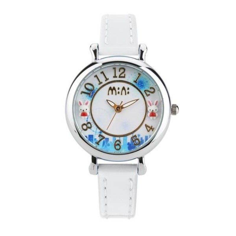 Nơi bán Đồng hồ bé gái Mini Hàn Quốc dây da MI071 (Trắng)