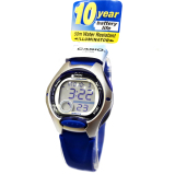 Đồng Hồ Casio Nữ Dây Nhựa Điện Tử LW-200-2AVDF (Xanh)