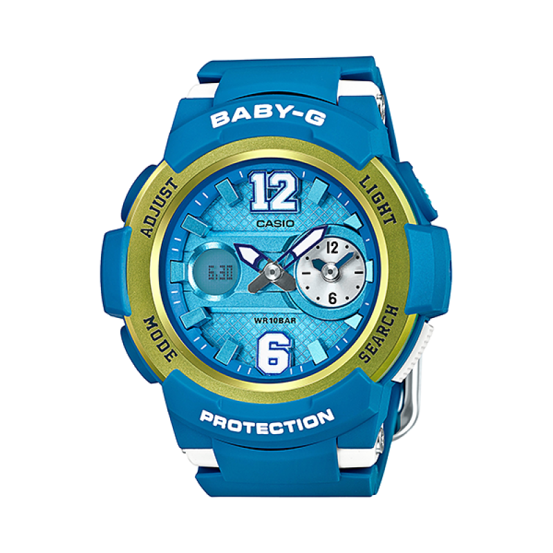 Đồng Hồ Casio Nữ Kim-Điện Tử Baby-G BGA-210-2BDR (Xanh dương lợt) bán chạy
