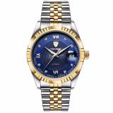 Đồng hồ cơ Automatic dây inox đặc Tevise 8122V (Mặt xanh)