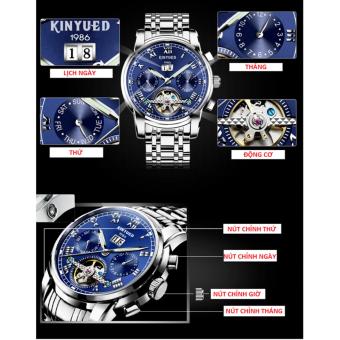 Đồng Hồ Cơ Máy Chạy Tự động Kính Sapphire Chống Trầy KINYUED CH395 - 2A7V July 2018 - 5 Đồng hồ cơ máy chạy tự động kính Sapphire chống trầy KINYUED CH395 - 2A7V - 5