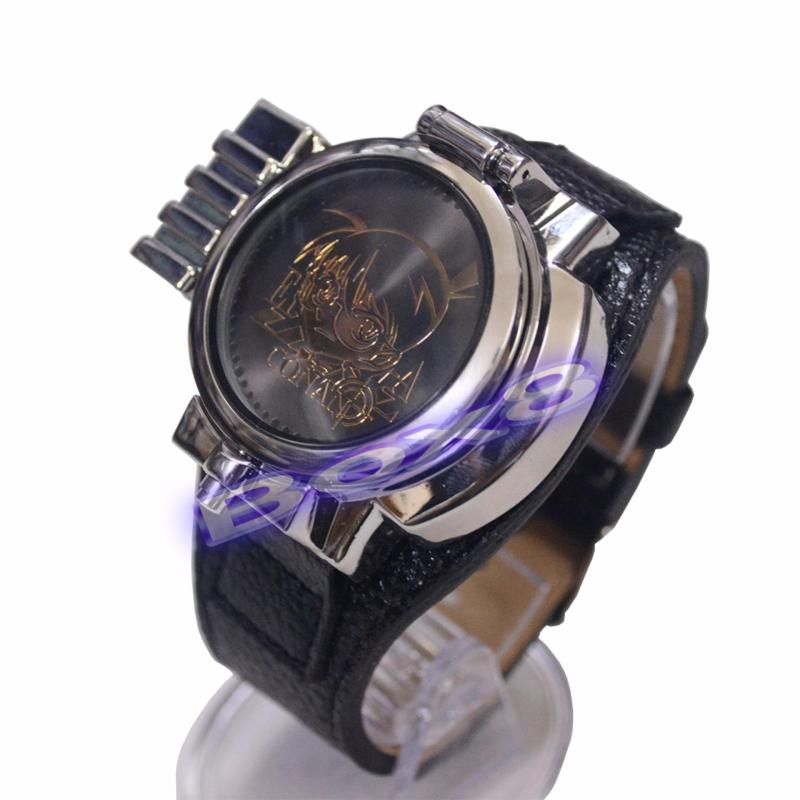 Đồng hồ Conan LED đeo tay và chiếu đèn Laser - trung cấp (bạc) bán chạy