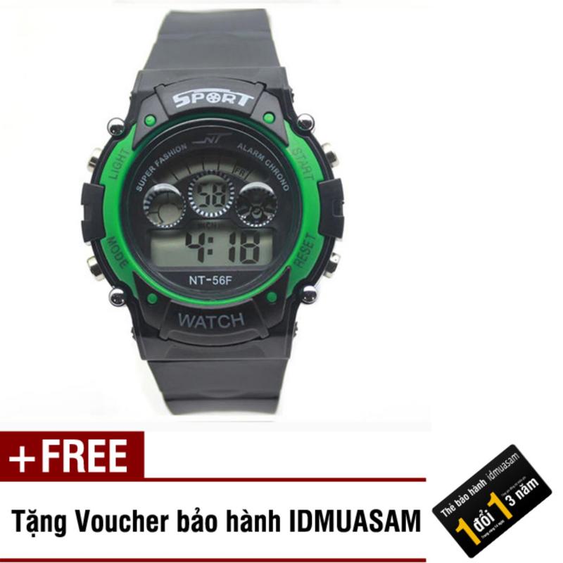 Nơi bán Đồng hồ điện tử trẻ em IDMUASAM 7465 (Xanh lá) + Tặng kèm voucher bảo hành IDMUASAM