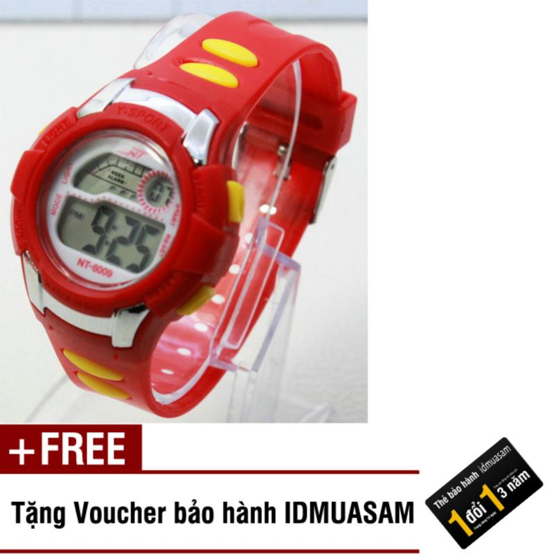 Đồng hồ điện tử trẻ em IDMUASAM 7912 (Đỏ) + Tặng kèm voucher bảo hành IDMUASAM bán chạy