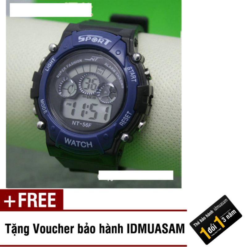 Nơi bán Đồng hồ điện tử trẻ em IDMUASAM 7975 (Xanh dương) + Tặng kèm voucher bảo hành IDMUASAM