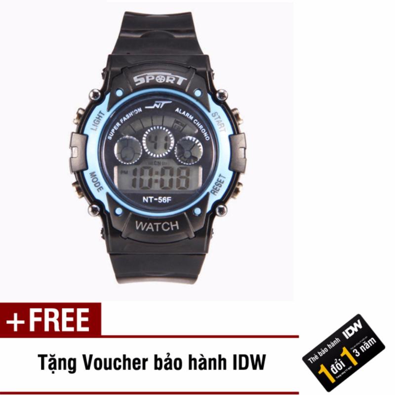 Đồng hồ điện tử trẻ em IDW 7466 (Xanh ngọc) + Tặng kèm voucher bảo hành IDW bán chạy