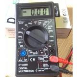 Đồng hồ đo điện vạn năng màn hình LCD 830 Series kèm pin 9V (đen)