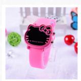 Đồng hồ Helo Kitty, đèn LED đeo tay cho bé gái, phong cách Hàn Quốc
