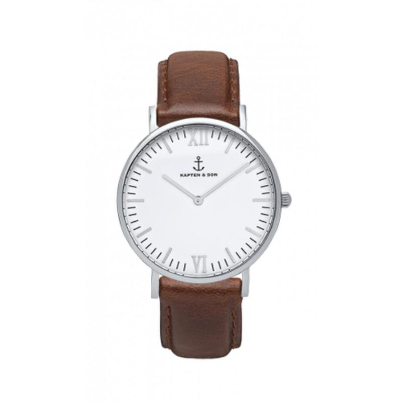 Nơi bán Đồng Hồ Kapten & Son Campus Silver "Brown Leather" (40 mm)