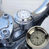 đồng hồ lắp xe máy, phụ kiện đồ chơi cho xe máy, phụ kiện tiện ích xe moto ( mặt trắng)