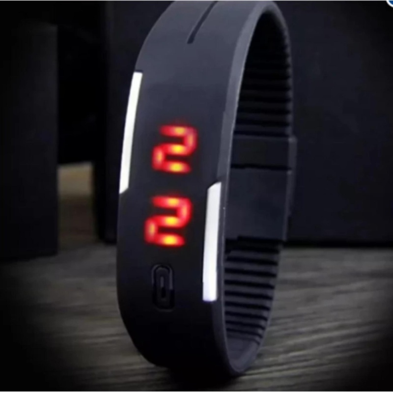 Đồng hồ LED kiêm vong tay thời trang sanh chảnh(đen) bán chạy