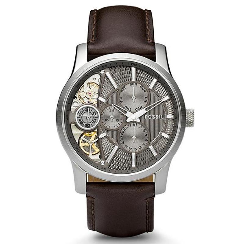 Nơi bán Đồng hồ nam cao cấp dây da Fossil ME1098 (Đen) - Phân phối chính hãng