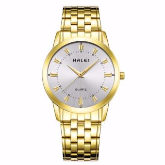 Đồng hồ nam cao cấp Halei HL163 chống nước - Mặt trắng  