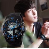 Đồng hồ nam cao cấp kiêm la bàn skmei dual time f168