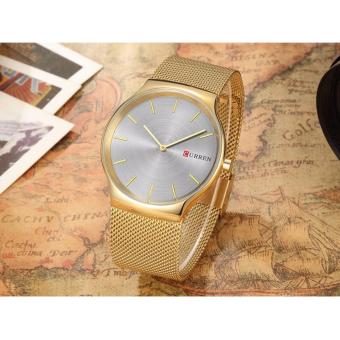 Đồng Hồ Nam CURREN 2 Kim Dây Kim Loại Thép Không Gỉ Mầu Vàng - M8256 Cao Cấp June 2018 - 5 Đồng hồ nam CURREN 2 kim dây kim loại thép không gỉ mầu vàng - M8256 cao cấp - 5