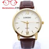 Đồng hồ Nam dây da chống nước LONGBO