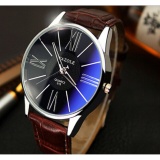 Đồng hồ nam dây da Yazole YZ02