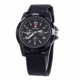 Đồng hồ nam dây dù kiểu dáng quân đội Swiss Army (Đen)