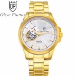 Đồng hồ nam dây kim loại Automatic Olym Pianus OP990-083AMK trắng
