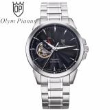 Đồng hồ nam dây kim loại Automatic Olym Pianus OP990-083AMS đen