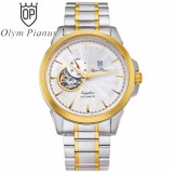 Đồng hồ nam dây kim loại Automatic Olym Pianus OP990-083AMSK trắng