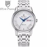 Đồng hồ nam dây kim loại Automatic Olym Pianus OP990-16AMS trắng