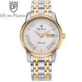 Đồng hồ nam dây kim loại Automatic Olym Pianus OP990-16AMSK trắng