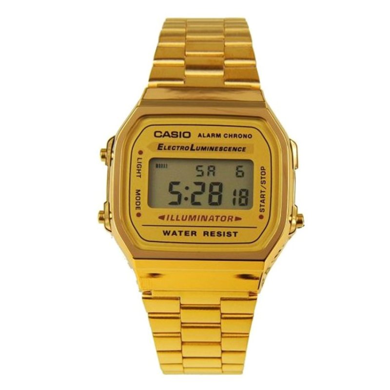 Đồng hồ nam dây kim loại Casio A168WG-9WDF (Vàng) bán chạy