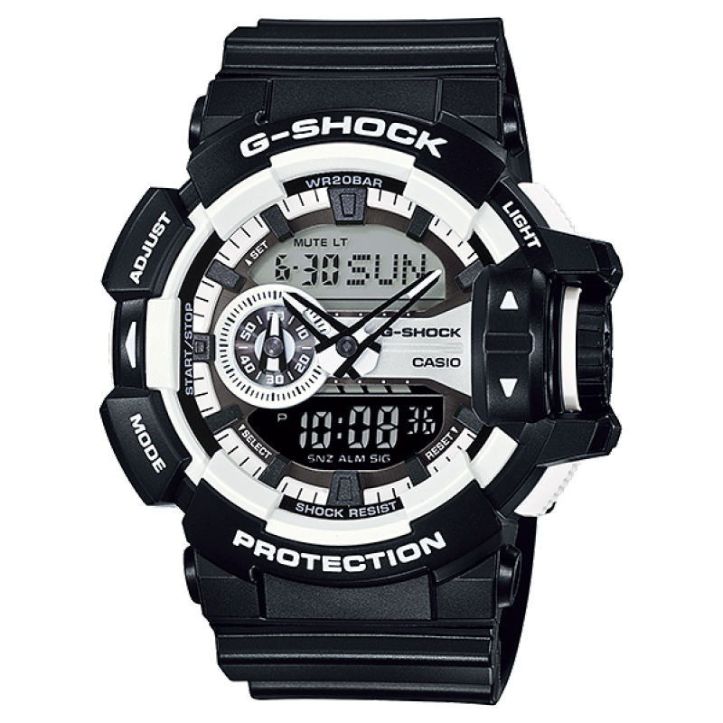 Đồng hồ nam dây nhựa Casio G-SHOCK GA-400-1ADR (Đen). bán chạy