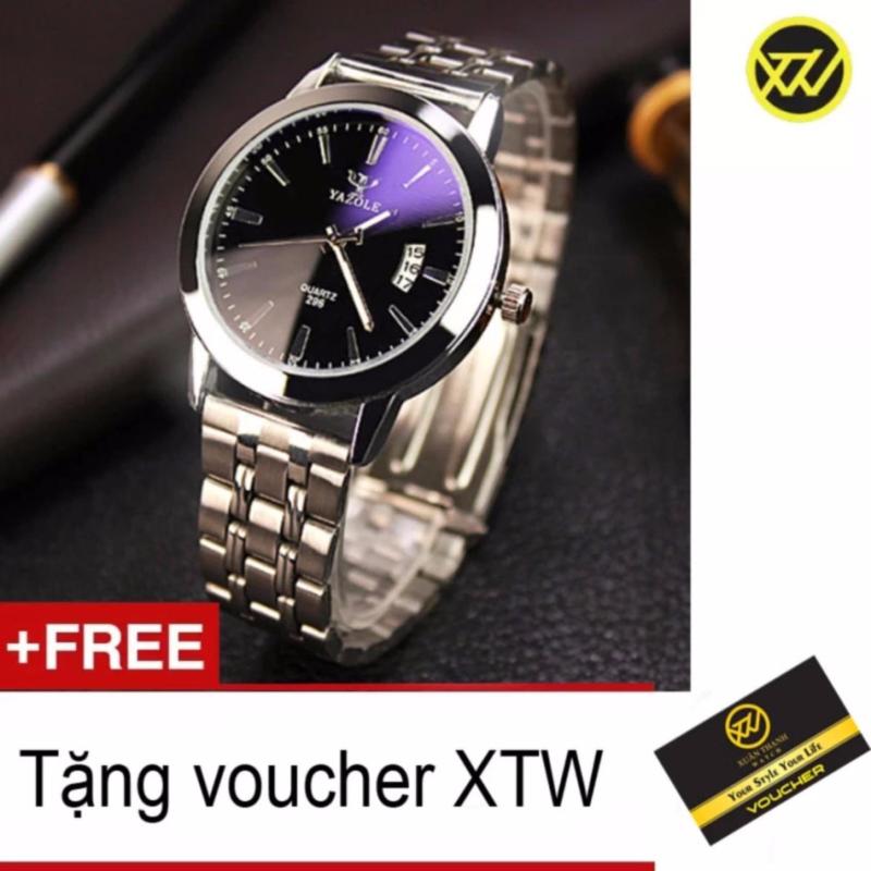 Nơi bán Đồng hồ nam dây thép chống gỉ Yazole ST79 + Tặng kèm Voucher