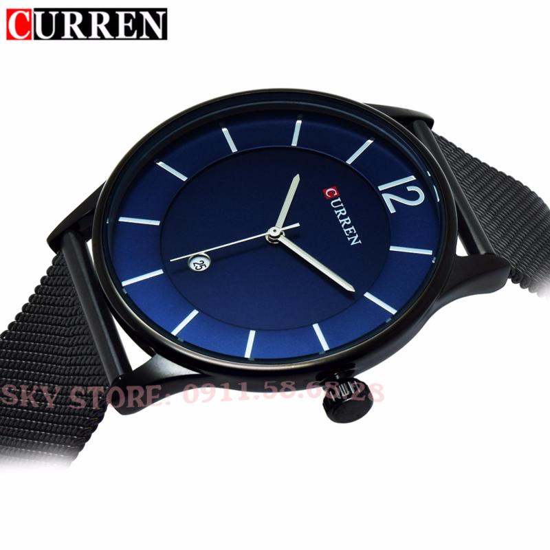 Nơi bán Đồng hồ nam dây thép không gỉ cao cấp CURREN 8231 (Mặt xanh)