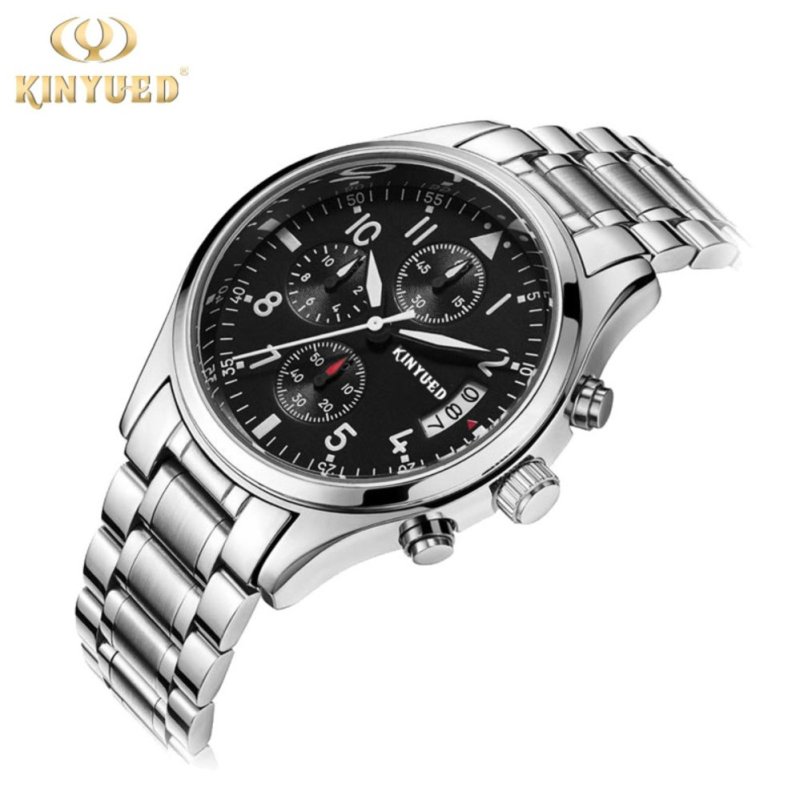 Nơi bán Đồng hồ nam dây thép không gỉ, kính sapphire cao cấp Kinyued