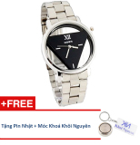 Đồng hồ nam dây thép wilon k0n02 + tặng pin nhật và móc khoá