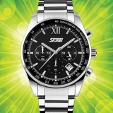 Đồng hồ nam thời trang chống nước Skmei ( Đen) SK 010