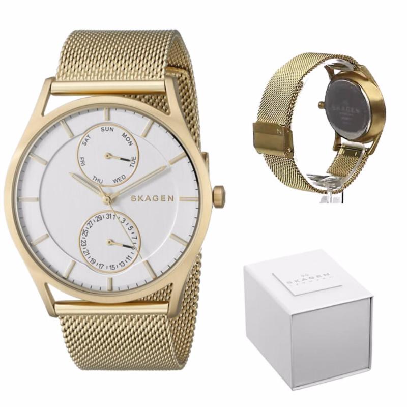 Nơi bán Đồng hồ nam thời trang Đan Mạch Skagen SKW6173 Vàng Unisex Watch 5 kim - Mặt 40mm