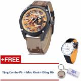 Đồng hồ nam vải dù Curren 81KCN83 + Tặng đồng hồ nam, pin nhật và móc khoá