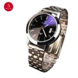 Đồng hồ nam yazole 296 có lịch ngày cao cấp 41mm + tặng hộp đựng đồng hồ thời trang & pin