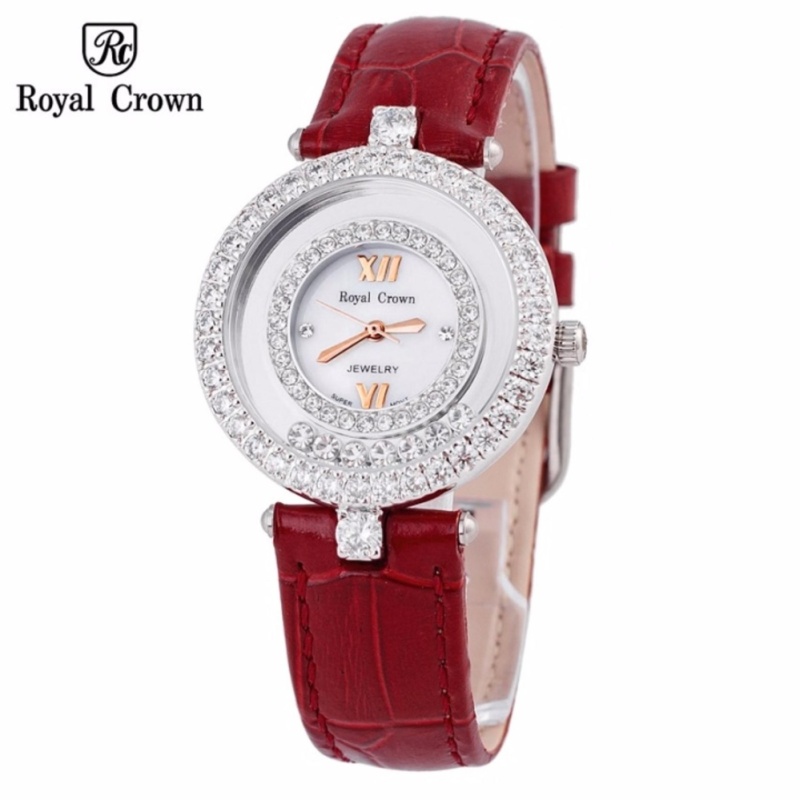 Đồng hồ nữ chính hãng Royal Crown Italy 3628 Strap Watch (Đỏ) bán chạy
