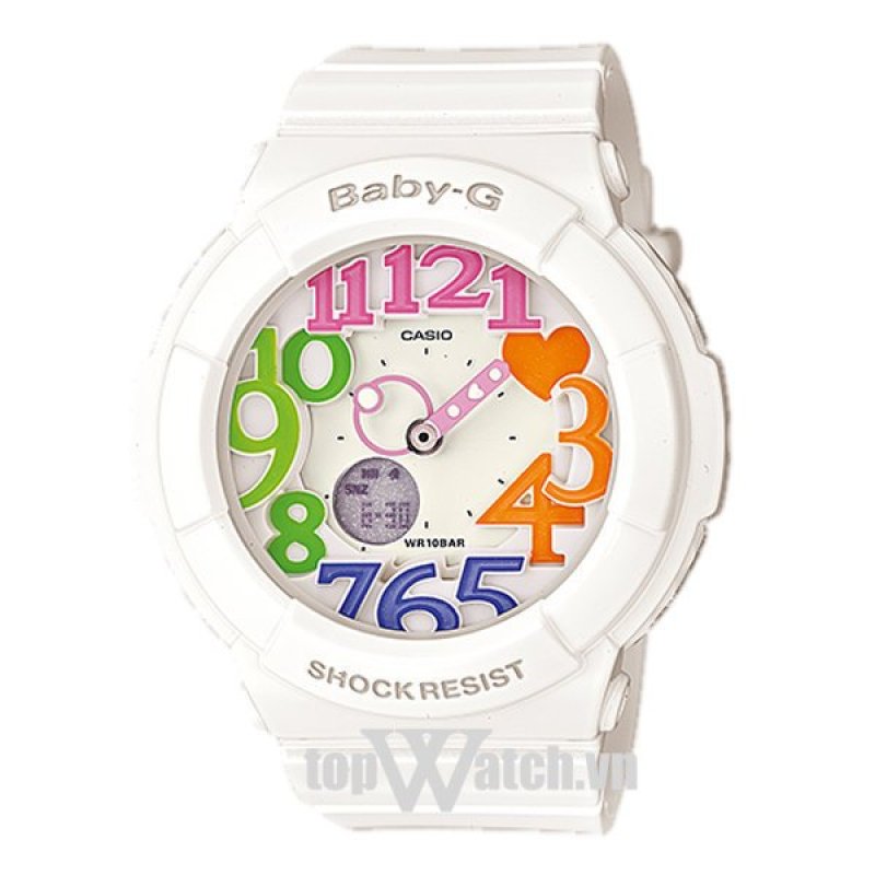 Nơi bán Đồng hồ nữ dây cao su Casio BGA-131-7B3DR(Mặt Trắng)