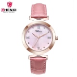 Đồng Hồ Nữ Dây Da Chronograph  Chenxi- F3 (Hồng)