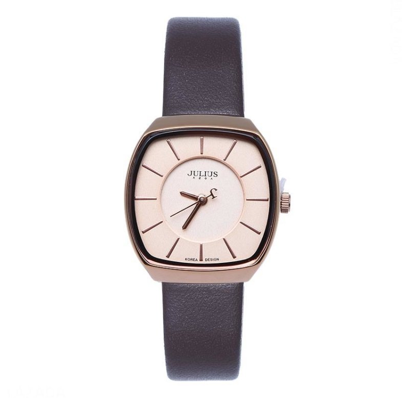Nơi bán Đồng hồ nữ dây da Julius JA-669LD (Mặt nâu dây nâu)