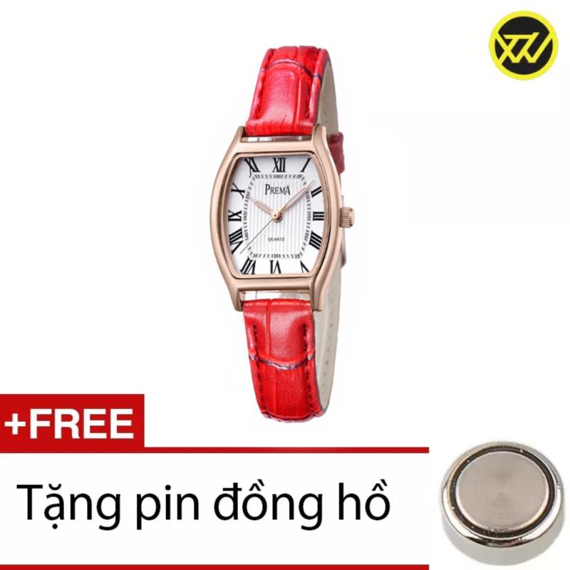 Giá bán Đồng hồ nữ Dây da S29B (Đỏ) + Tặng 1 pin đồng hồ xuanthanhwatch