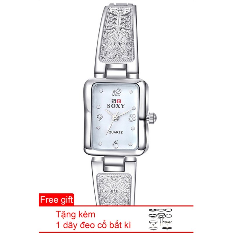 Đồng hồ nữ dây hợp kim Soxy SY001-1 (Vàng) + Tặng 1 dây đeo cổ bất kì bán chạy
